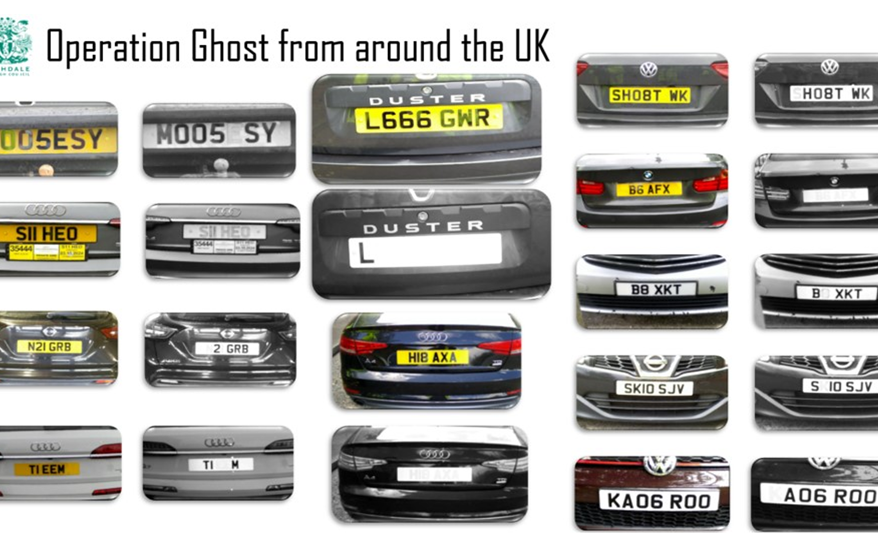 Crack down on 'Ghost' Number plates